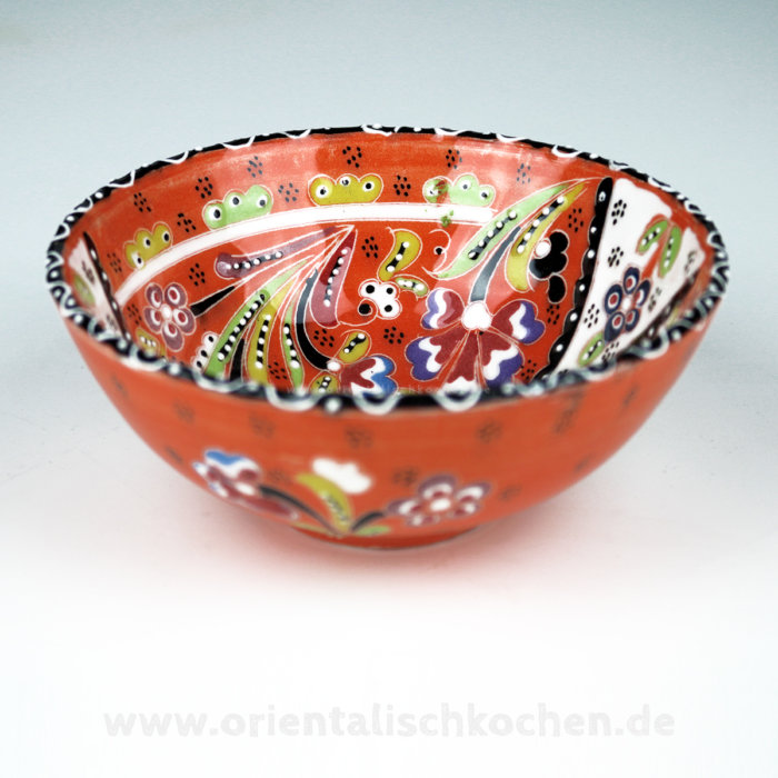 keramikschale_iznik-design_orange_125a in wentorf